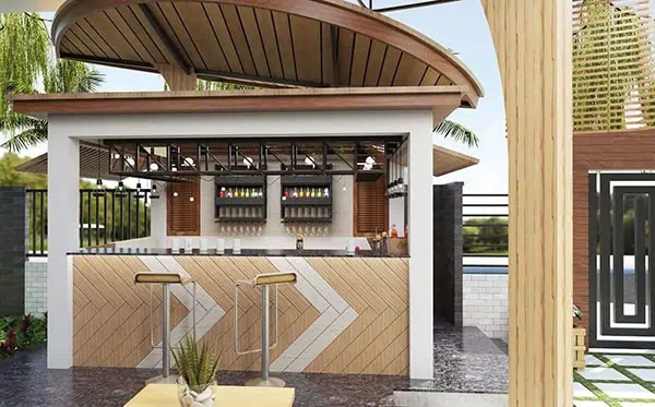 Quầy pha chế sân vườn 4