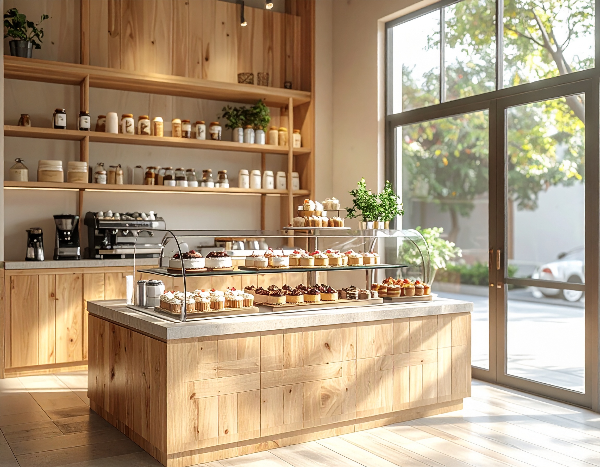 Quầy pha chế trà sữa đẹp 3 Quầy pha chế trà sữa đẹp 3