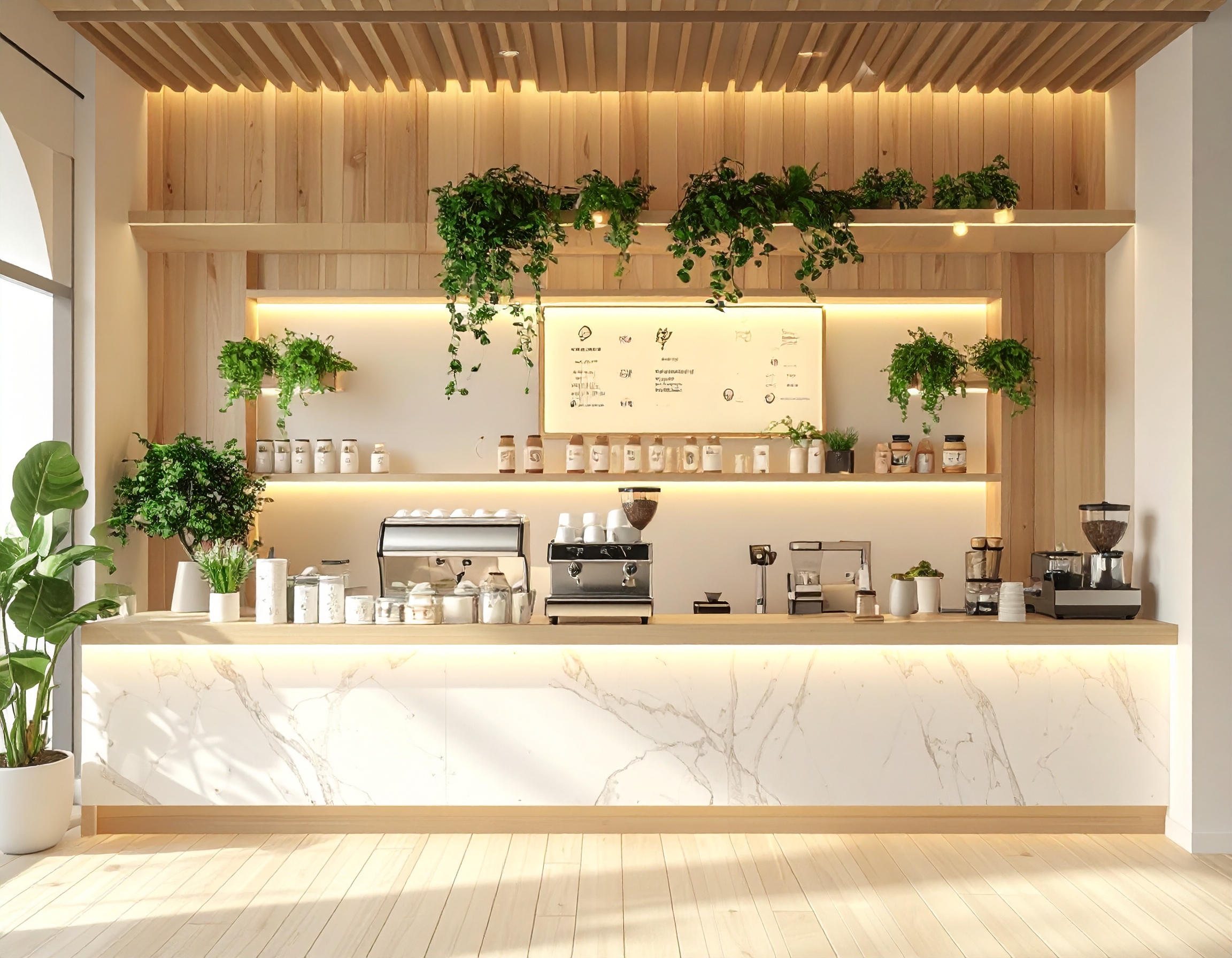 Quầy pha chế trà sữa đẹp 4 Quầy pha chế trà sữa đẹp 4