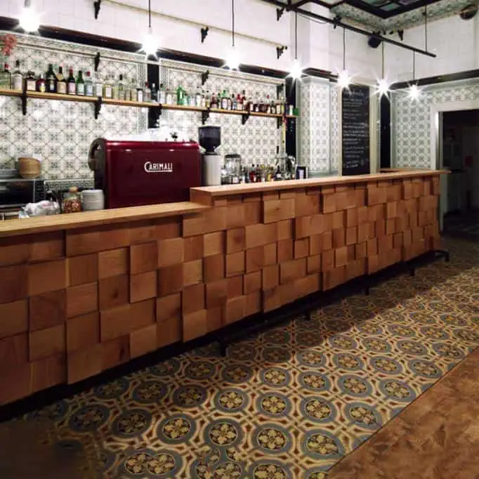 Thiết kế quầy pha chế bằng gạch 3