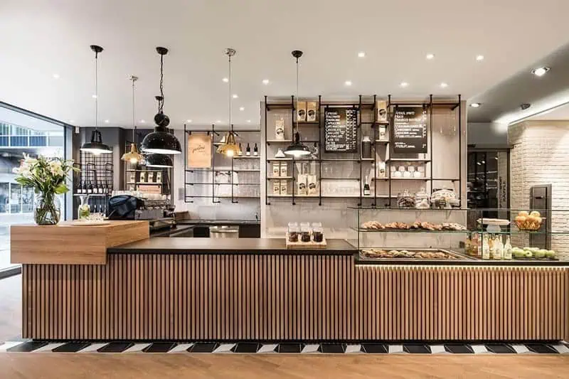 Quầy bar xây gạch cho nhà ít không gian