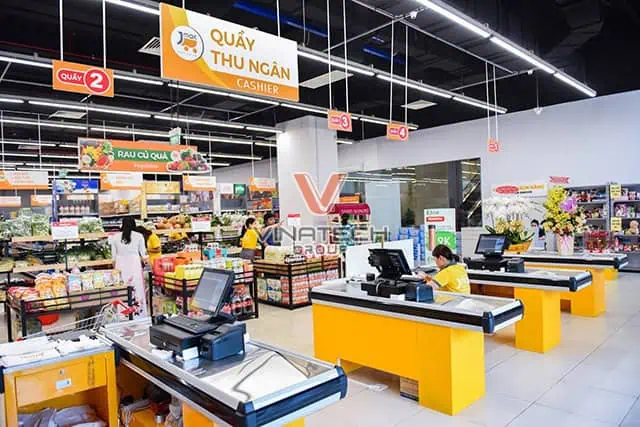 Quầy thu ngân đẹp và hiện đại