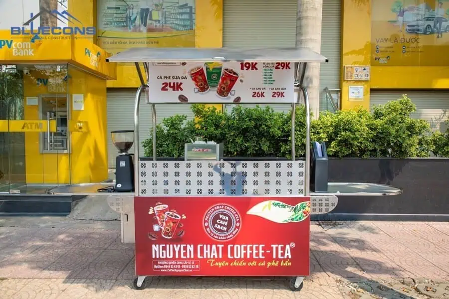 10+ Mẫu Quầy Take Away Đẹp, Bắt Mắt, Thu Hút Nhất 2024 8 Quầy cafe và trà sữa mang đi