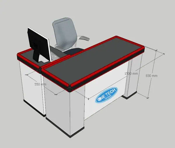 Thiết kế quầy thu ngân hiện đại