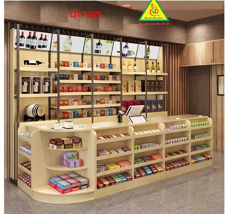 Mẫu quầy thu ngân đẹp