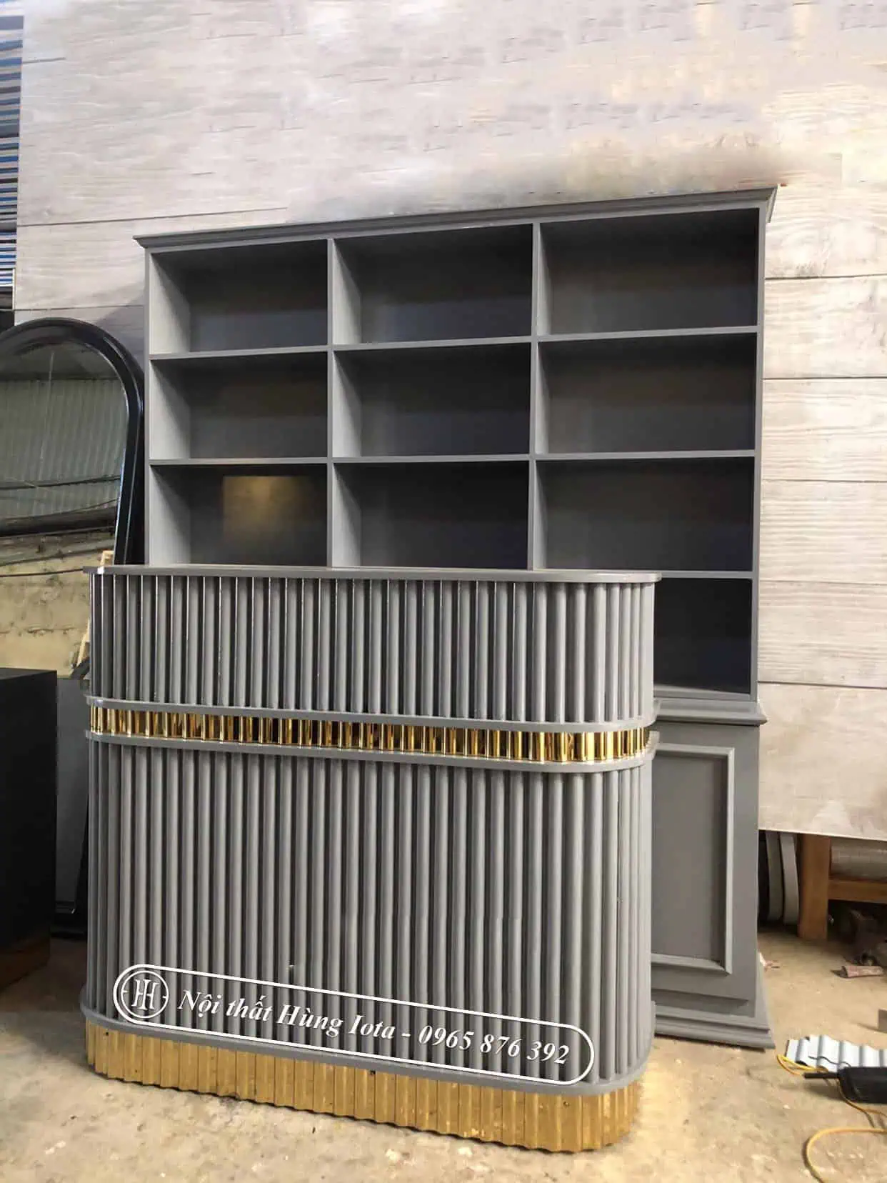 Quầy thu ngân thiết kế đẹp