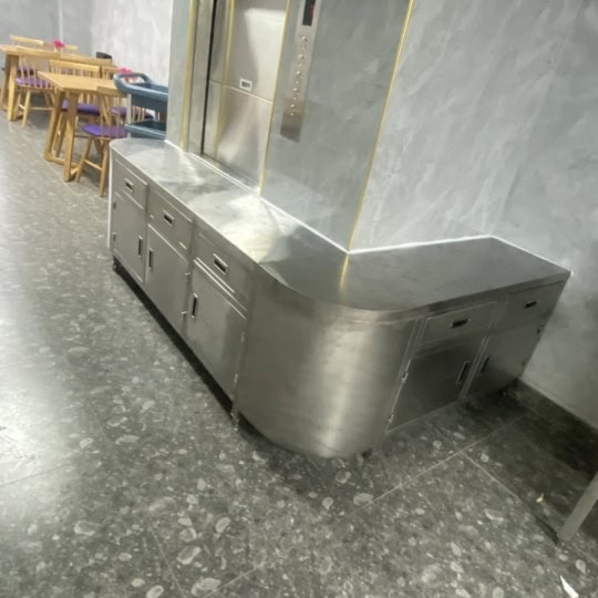 Bàn thu ngân inox 1m2
