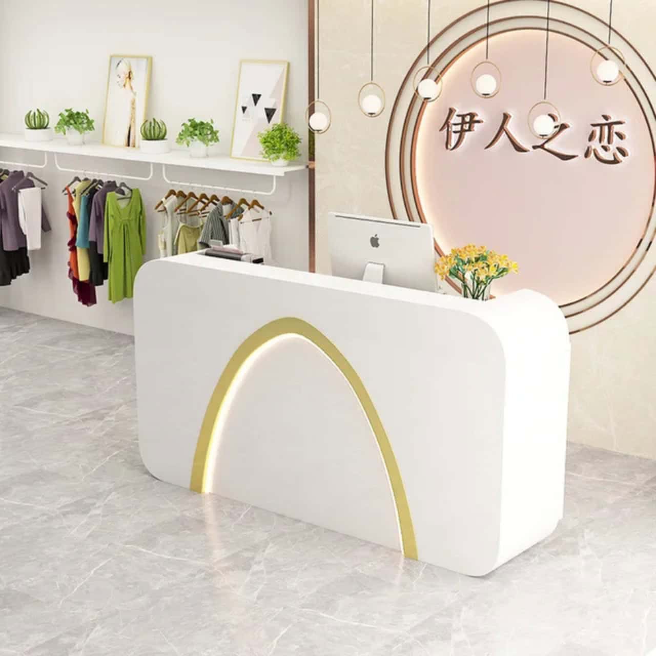 Quầy thu ngân đẹp và tiện lợi