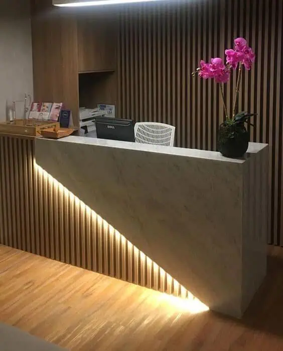 Quầy Thu Ngân Xuất Khẩu Chất Lượng Cao Thiết Kế Tinh Tế, Đáp Ứng Mọi Nhu Cầu 6 Mẫu quầy thu ngân xuất khẩu chất lượng cao đẹp và sang trọng có đèn LED