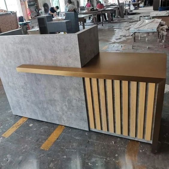 Quầy Thu Ngân Xuất Khẩu Mới Nhất 6 Tiêu Chí Sản Xuất Chất Lượng 11 Những mẫu quầy thu ngân xuất khẩu mới nhất đẹp và hiện đại