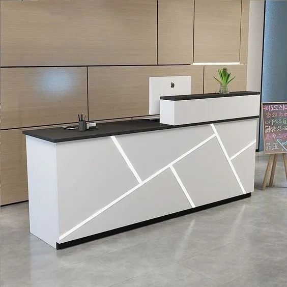 Quầy Thu Ngân Xuất Khẩu Mới Nhất 6 Tiêu Chí Sản Xuất Chất Lượng 3 Thiêt kế quầy thu ngân xuất khẩu mới nhất đẹp và hiện đại