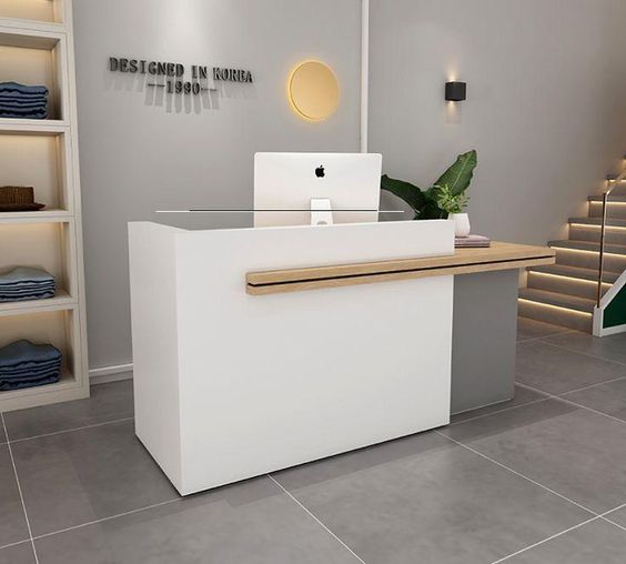 Quầy Thu Ngân Xuất Khẩu Mới Nhất 6 Tiêu Chí Sản Xuất Chất Lượng 7 Thiết kế quầy thu ngân xuất khẩu mới nhất đẹp và sang trọng