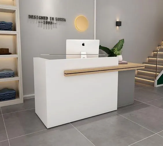 Quầy Thu Ngân Xuất Khẩu Mới Nhất 6 Tiêu Chí Sản Xuất Chất Lượng 8 Thiết kế quầy thu ngân xuất khẩu mới nhất đẹp và sang trọng