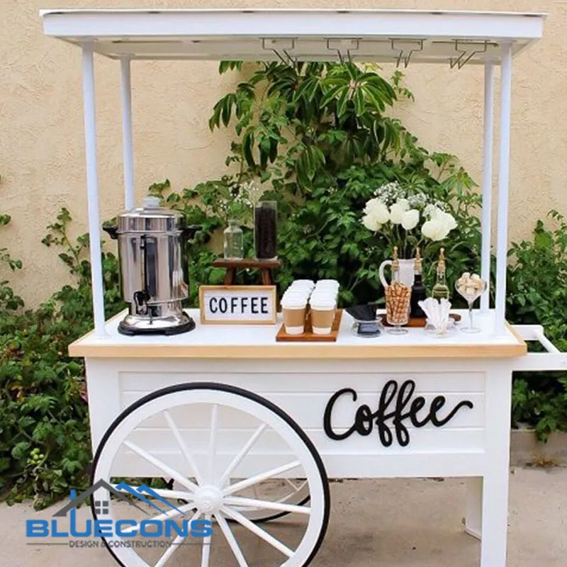 Quầy Pha Chế Ngoài Trời Đẹp Rạng Ngời 4 Quầy cafe QCF027