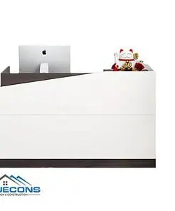 Quầy lễ tân nhỏ đẹp QLT007