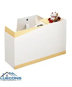 Quầy lễ tân nhỏ đẹp QLT007