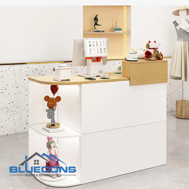 Quầy thu ngân shop quần áo Quầy thu ngân QTN025