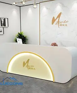 Quầy tiếp tân QLT002