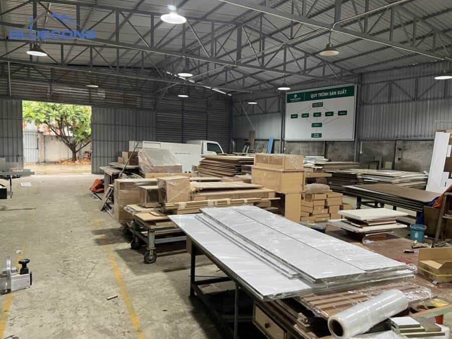 Xưởng Nội Thất Tphcm Bluecons Chuyên Gia Công Đồ Gỗ Giá Tốt, Uy Tín 6 Quy trình gia công nội thất gỗ công nghiệp tại xưởng Bluecons