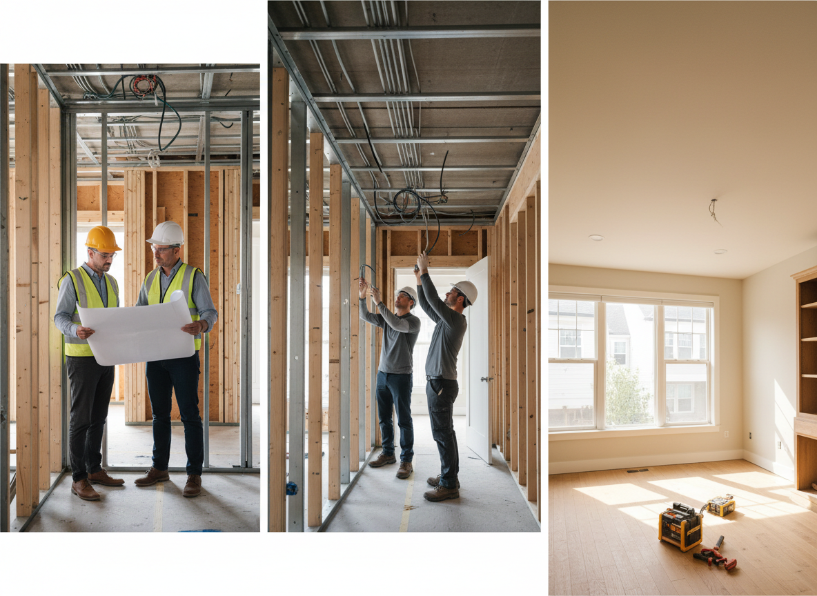 Quy Trinh Thi Cong Noi That Nha Pho Kien Truc Su Kiem Tra Ban Ve Tho Dien