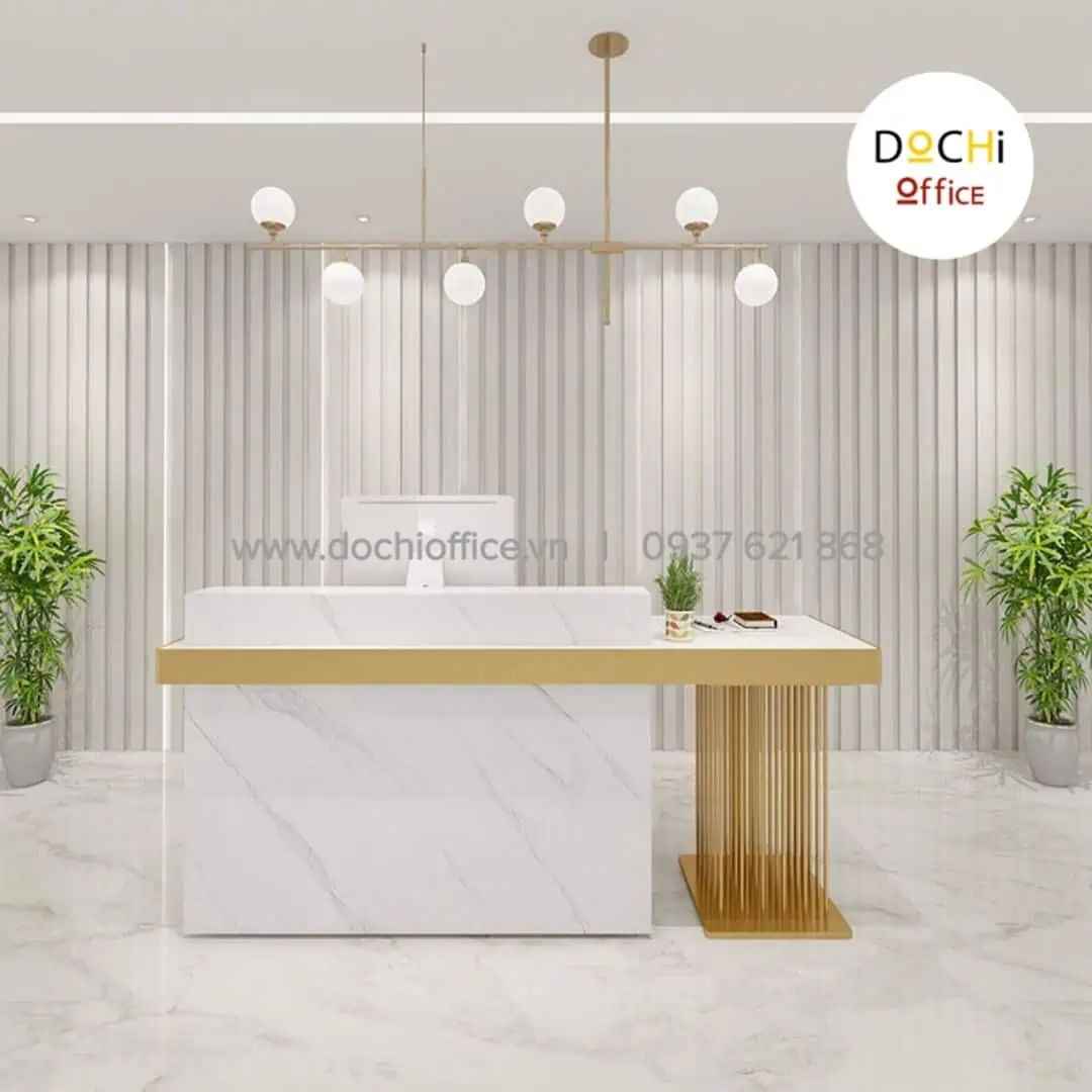 Quầy lễ tân hiện đại