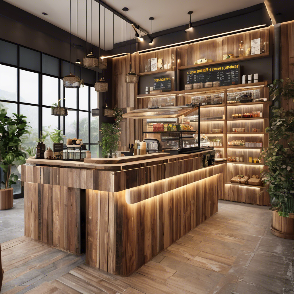 Quầy thu ngân shop