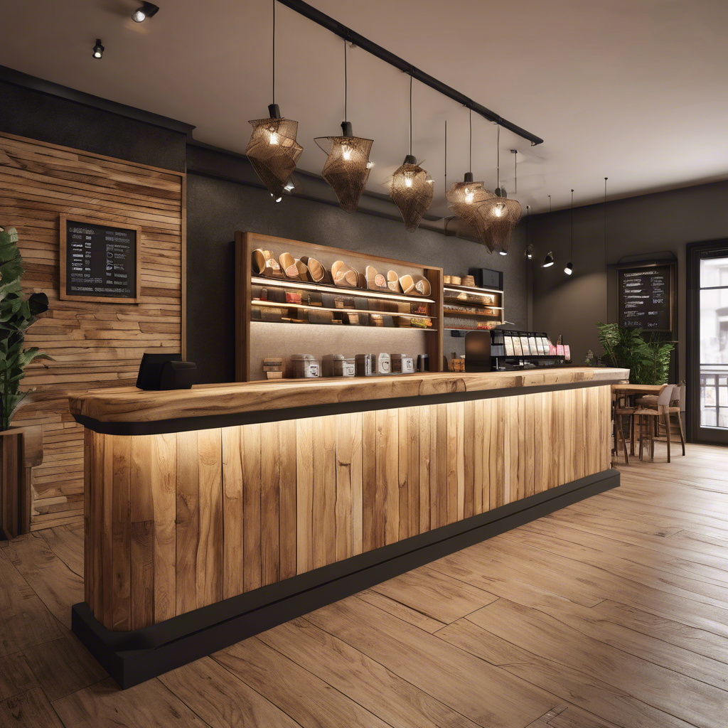 Quầy thu ngân shop quần áo