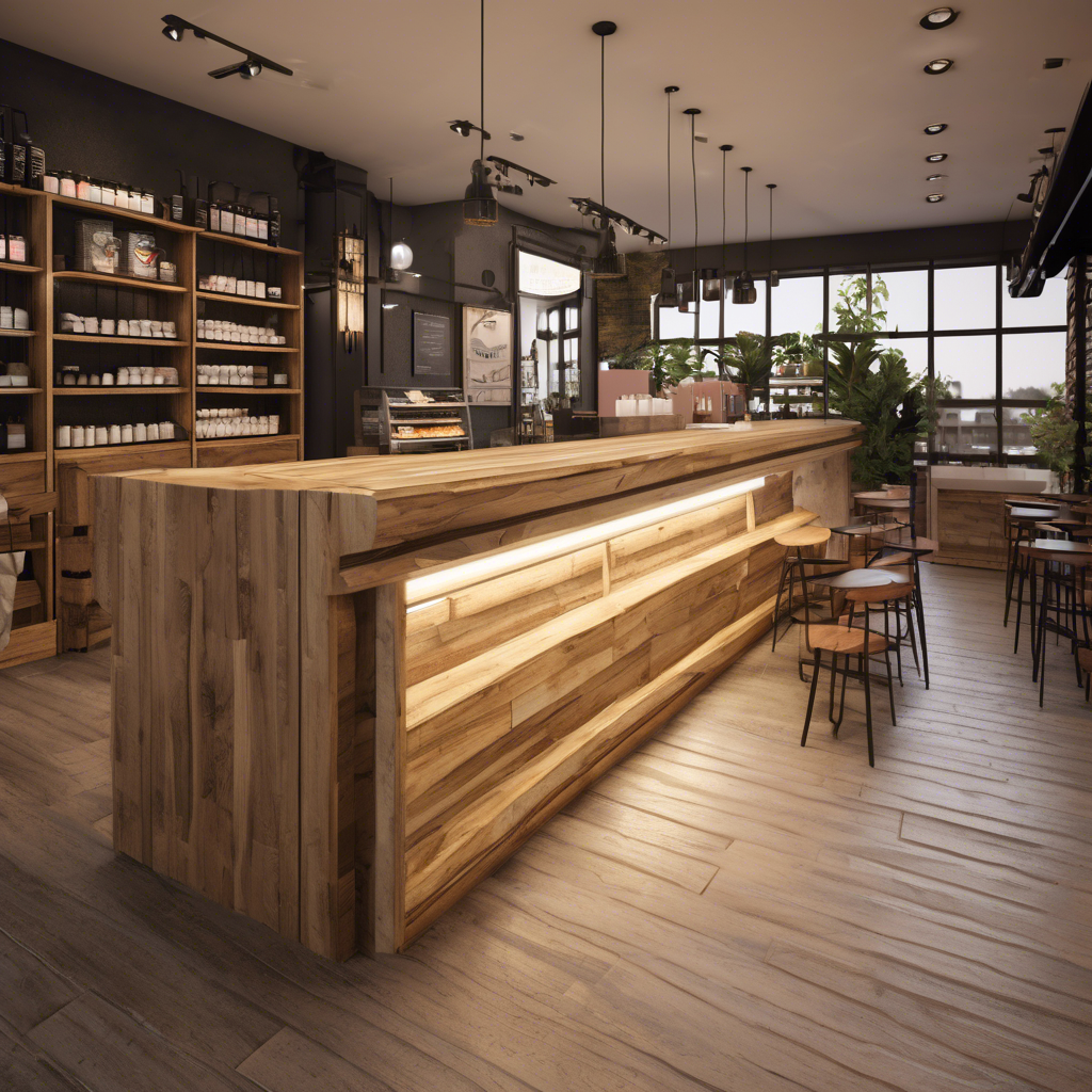 Quầy thu ngân shop quần áo