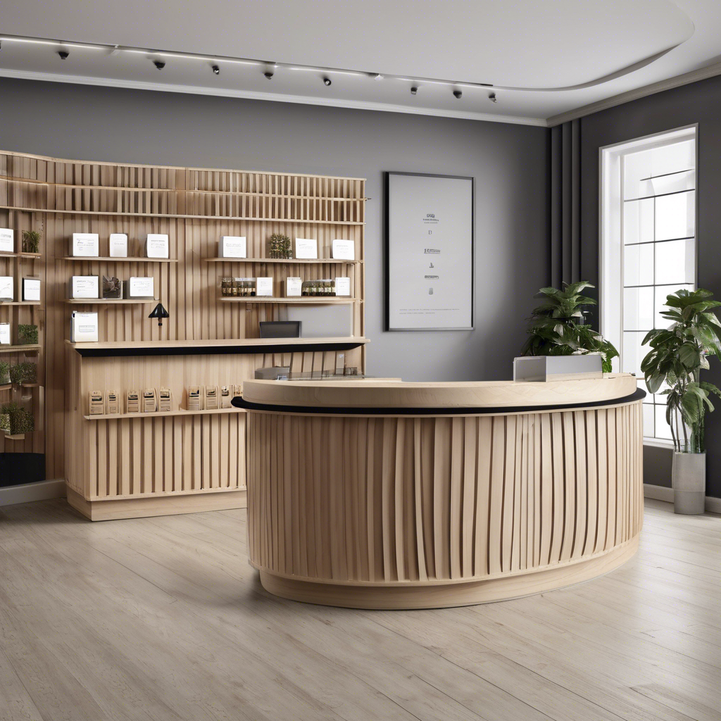 Quầy thu ngân shop quần áo