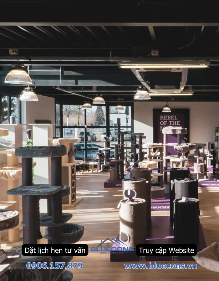 Thi công shop thú cưng, thiết kế pet shop không gian siêu đáng yêu 2 Thi công shop thú cưng, thiết kế pet shop không gian siêu đáng yêu