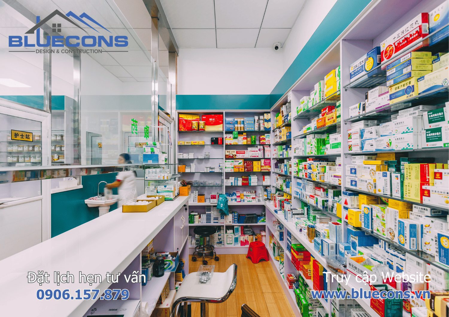 Thi công shop sài gòn TPHCM 2024