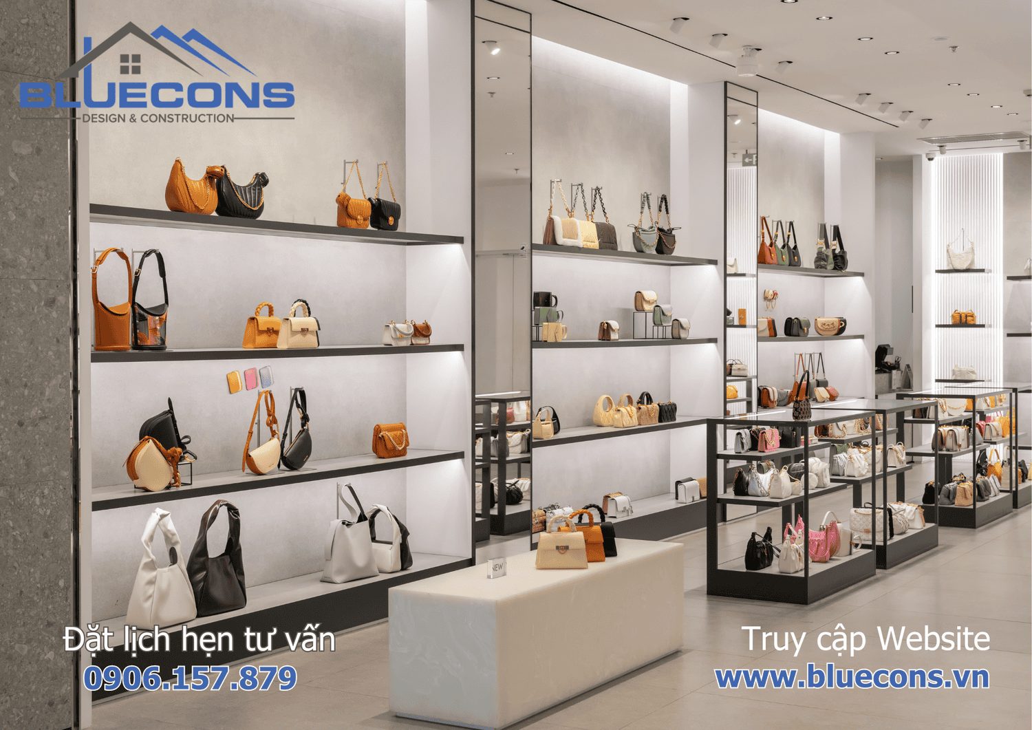 Thi công shop sài gòn TPHCM 2024