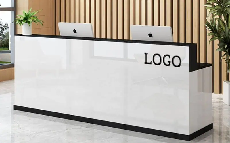 Thiết kế quầy lễ tân hiện đại