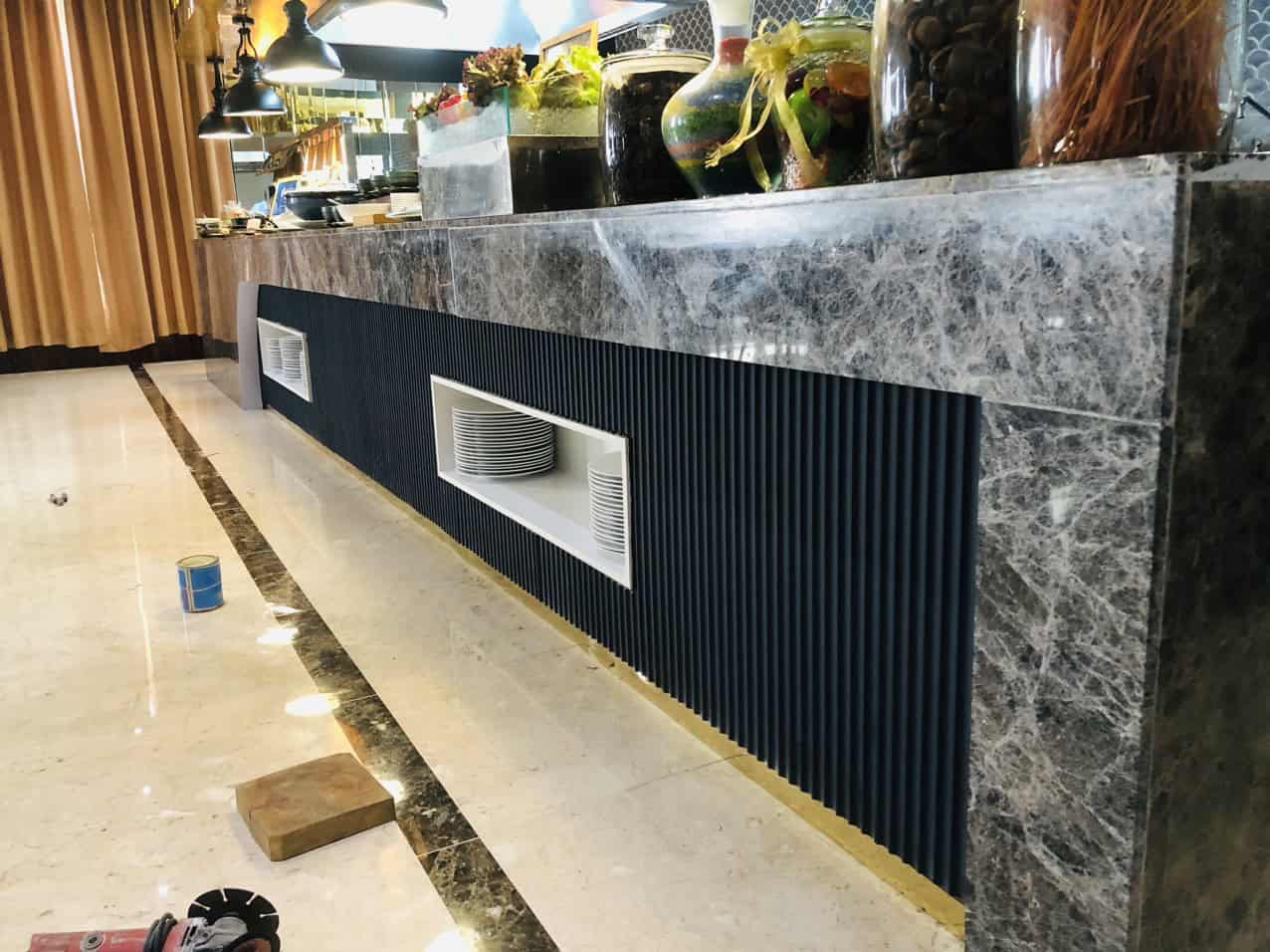 thi công Quầy bar đá Marble