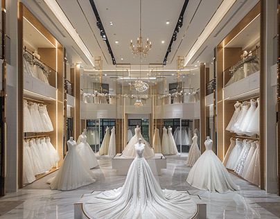 Thi công cửa hàng áo cưới Liên hệ 0906.157.879 để được tư vấn! 3 Thi công cửa hàng áo cưới đẹp hiện nay