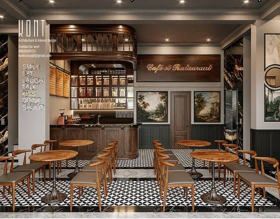 Thi Công Cửa Hàng Cafe Sang Trọng 7 Cách Biến Quán Thành Điểm Đến Hot 7 Thi công cửa hàng cafe sang trọng uy tín và chuyên nghiệp