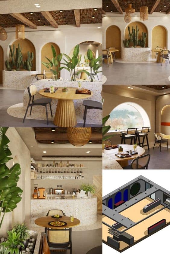Thi Công Cửa Hàng Cafe Sang Trọng 7 Cách Biến Quán Thành Điểm Đến Hot 5 Thi công cửa hàng cafe sang trọng cùng không gian thoáng mát