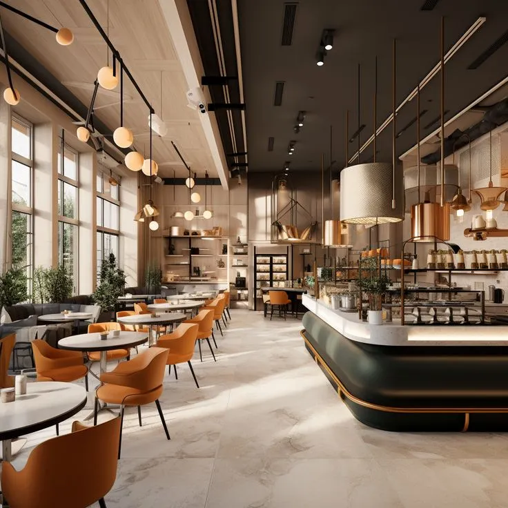 Thi Công Cửa Hàng Cafe Sang Trọng 7 Cách Biến Quán Thành Điểm Đến Hot 2 Thi công cửa hàng cafe sang trọng và bắt mắt