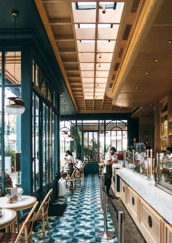 Mẫu thi công cửa hàng cafe sang trọng bạn nên tham khảo qua