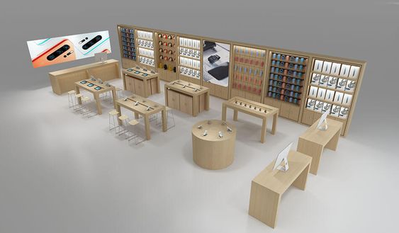 Thi công cửa hàng điện thoại đẹp và hiện đại tại TPHCM
