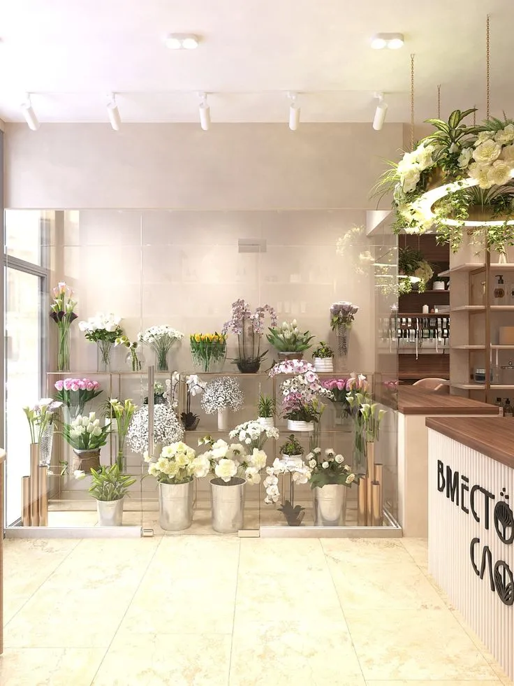 Thi công cửa hàng hoa chuyên nghiệp chỉ với 35 triệu đồng 5 Thi công cửa hàng hoa đẹp hiện nay tại TPHCM