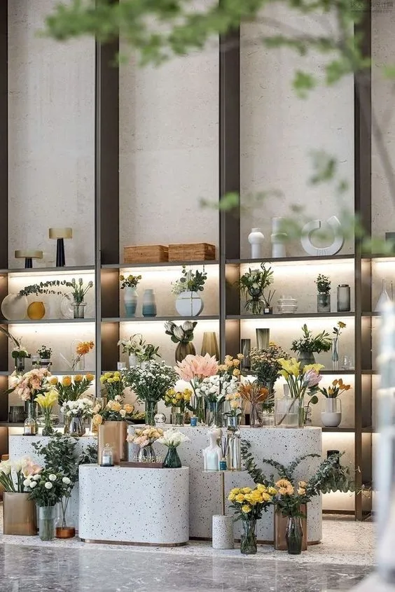 Thi công cửa hàng hoa chuyên nghiệp chỉ với 35 triệu đồng 6 Thi công cửa hàng hoa đẹp và sang trọng