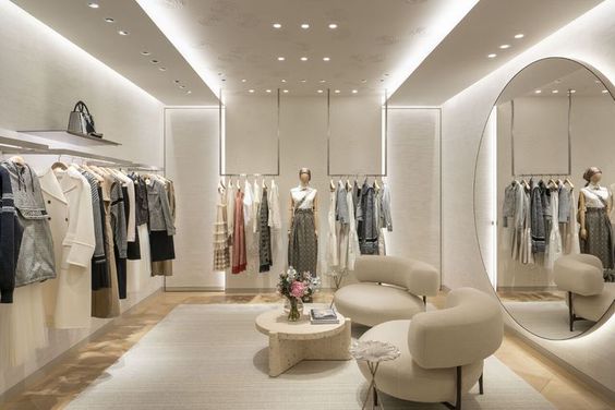 Thi Công Cửa Hàng Thời Trang Chất Lượng Cao Và Hiện Đại 5 Thi công cửa hàng thời trang sang trọng và đẳng cấp