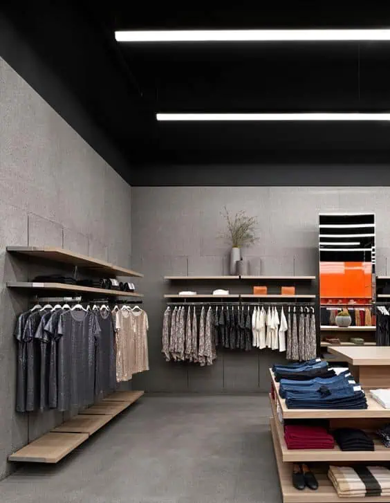 Thi công cửa hàng thời trang nam chỉ với 50 triệu 5 Mẫu thi công cửa hàng thời trang nam đẹp hiện nay