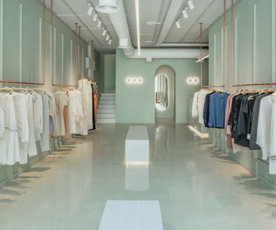 Thi Công Cửa Hàng Thời Trang Nữ 7 Mẫu Hiện Đại Và Sang Trọng 5 Mẫu thi công cửa hàng thời trang nữ đẹp trọn gói giá rẻ