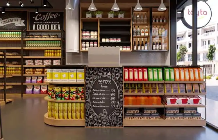 Không gian bán lẻ hiện đại