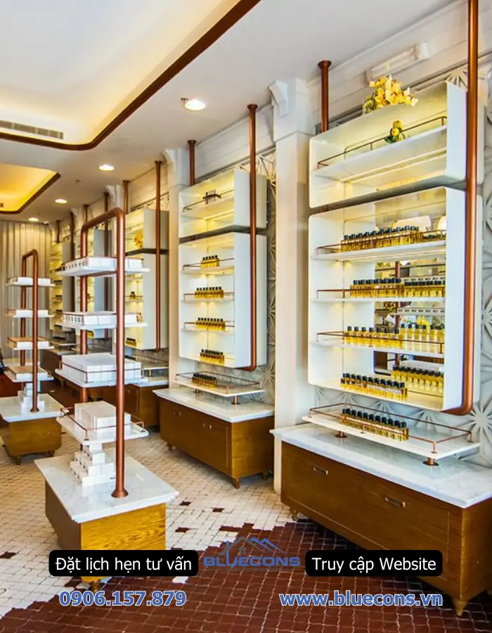 Thi công shop nước hoa đẹp không thể bỏ qua 3 Thi công shop nước hoa đẹp không thể bỏ qua