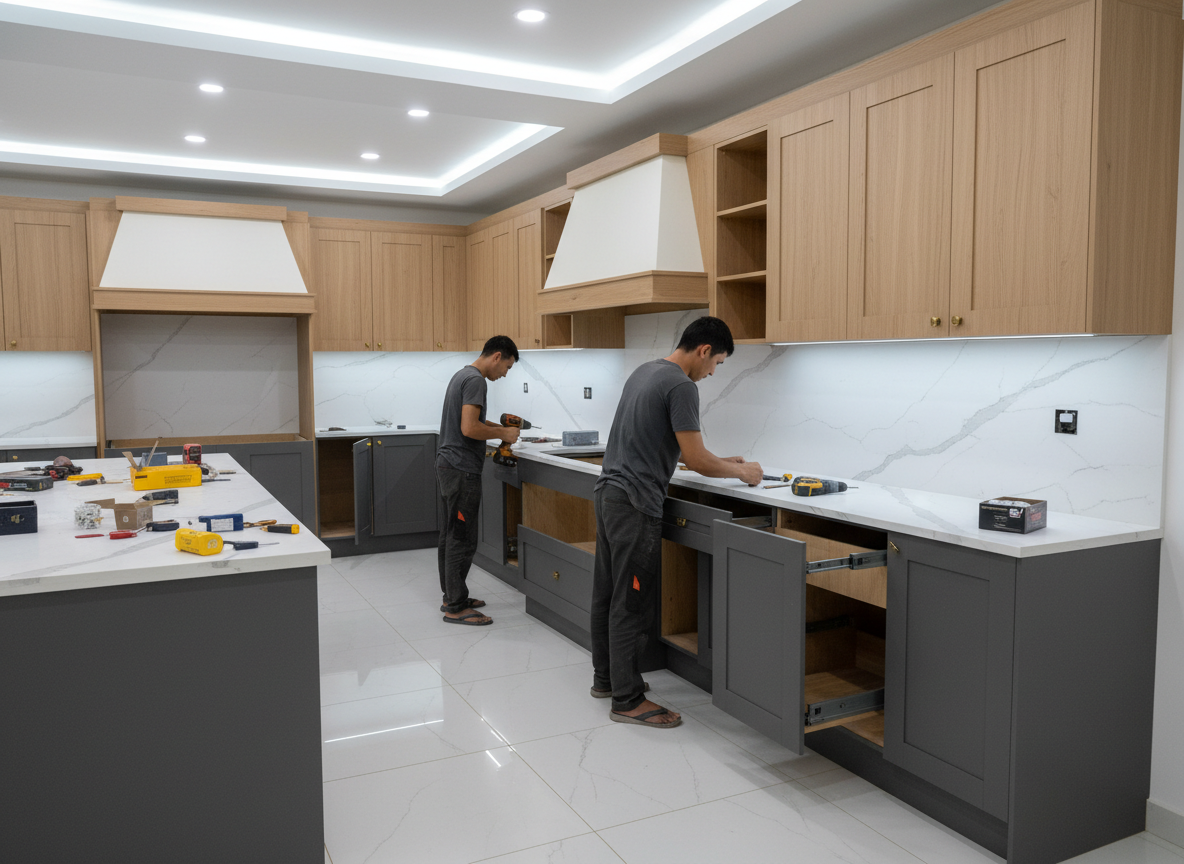 Thi Cong Noi That Biet Thu Gia Xuong 03 Thi Cong Noi That Biet Thu Gia Xuong 03