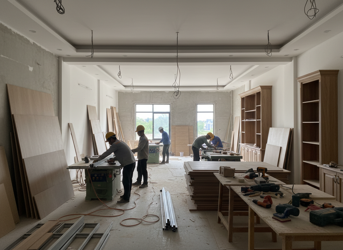 Thi Cong Noi That Biet Thu Go Vap 01