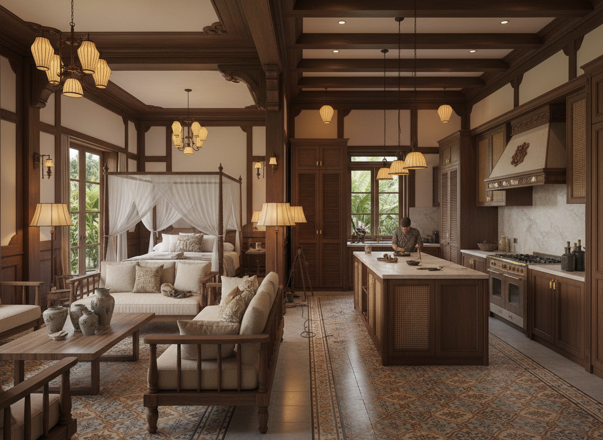 Thi Cong Noi That Biet Thu Indochine 01